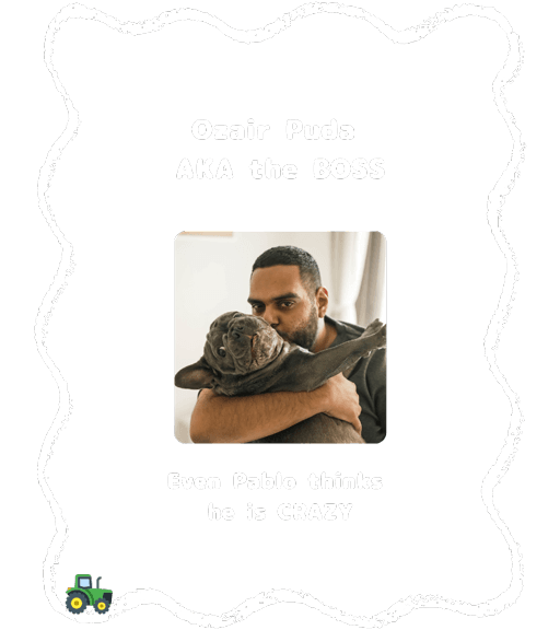 Who's driving the tractor